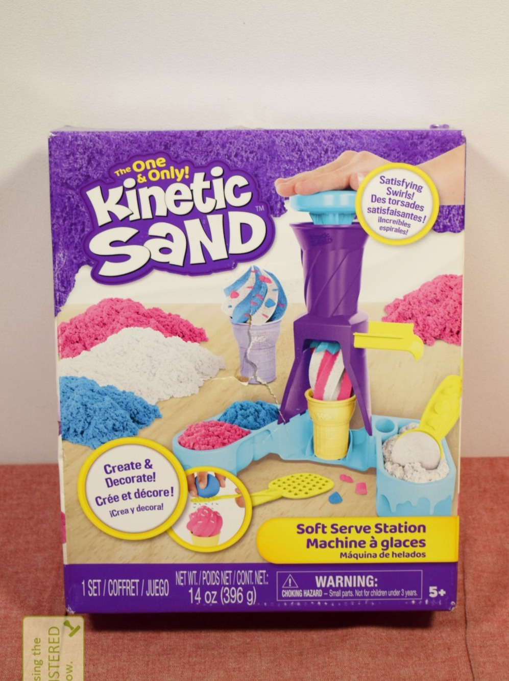 Kinetic Sand Soft Serve Station Sand Art--